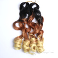 Pre Stretch Crochet Loose Braid Ombre Spiral Loose Waves Hair Extension French Curls Synthetic Curly Braiding Hair